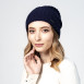 Шапка колпак женская шерсть синяя LIORA 947-346, фото 3