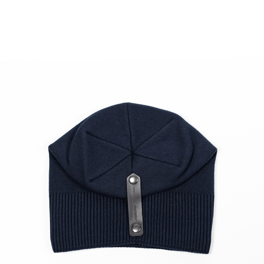 Шапка кулир мужская хлопок синяя ХОРИВ 950-445, фото 2