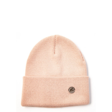 Шапка бини женская хлопок розовая DOREEN 232-113