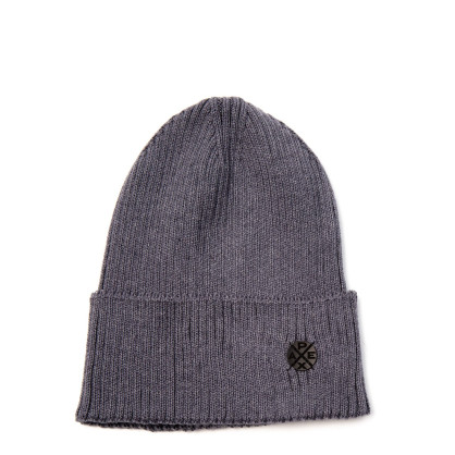 Шапка по голове мужская коттон серая MAUD 232-205