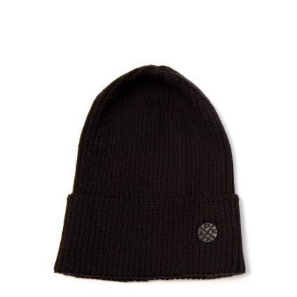 Шапка по голове мужская коттон черная MAUD 232-212