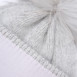 Шапка с помпоном женская шерсть мериноса серая NALINA 267-672, фото 2
