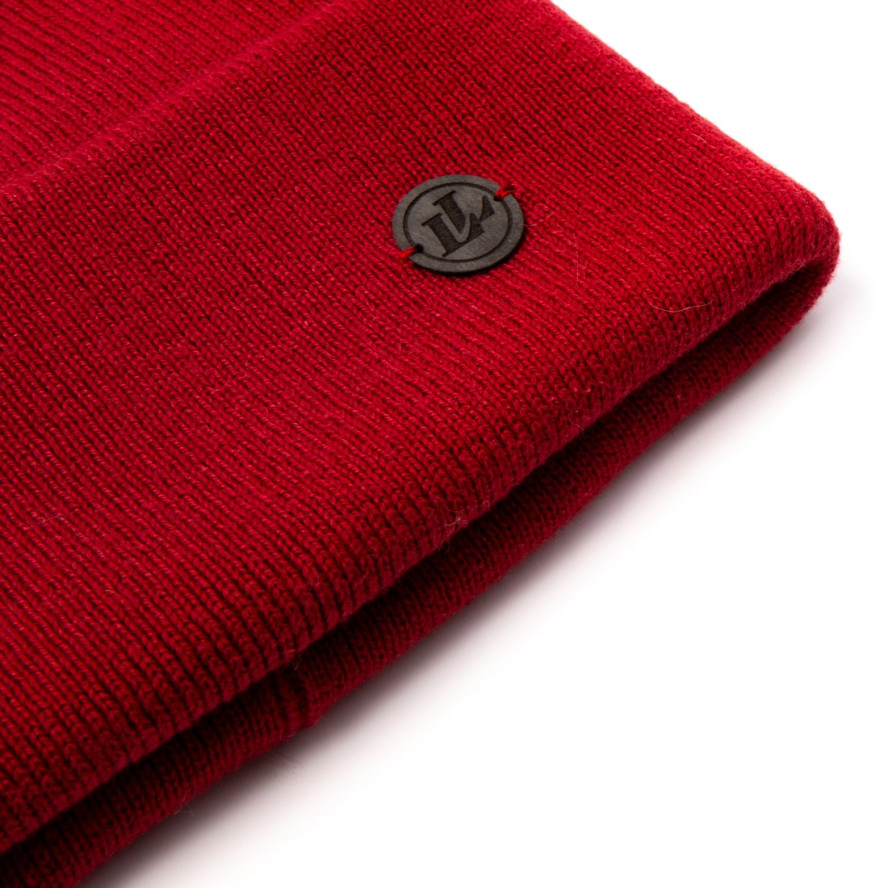 Шапка біні жіноча бавовна бордова DOREEN 642-417, фото 2