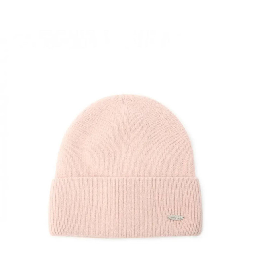 Шапка біні жіноча ангора бежева ISABELLA 658-715, фото 1