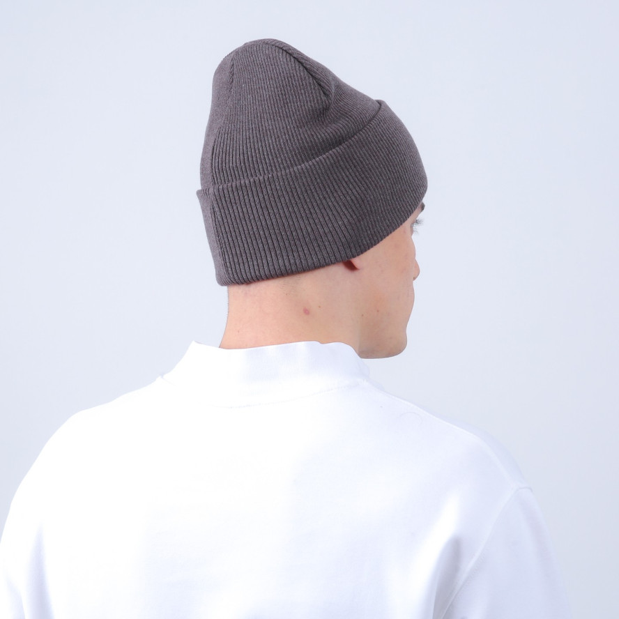 Шапка біні чоловіча бавовна коричнева FREYA 660-435, фото 4