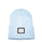 Шапка біні жіноча бавовна блакитна SHANE 660-503