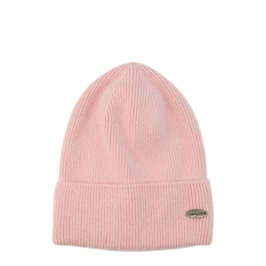 Шапка біні жіноча ангора рожева WILDE 661-937, фото 1