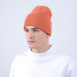 Шапка бини мужская хлопок оранжевая FREYA 676-511, фото 3