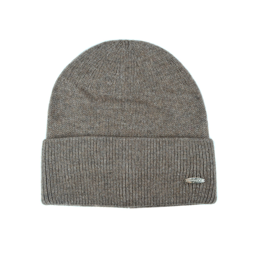 Шапка біні жіноча ангора коричнева ISABELLA 685-483, фото 1