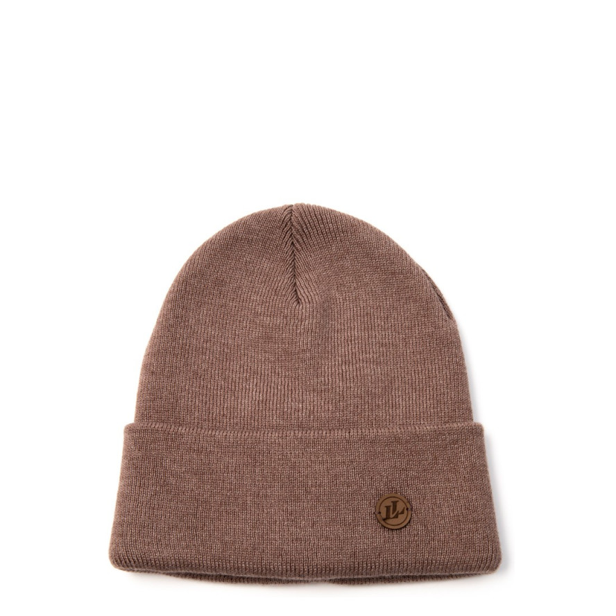 Шапка біні жіноча бавовна коричнева DOREEN 685-766, фото 1