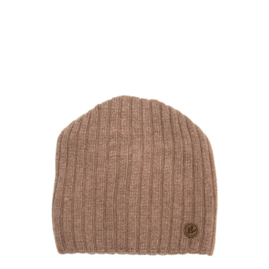 Шапка ковпак жіноча вовна коричнева LIORA 697-790, фото 1