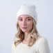 Шапка біні жіноча вовна біла FREDERICK 699-763, фото 3
