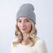 Шапка бини женская хлопок серая FREYA 700-018, фото 3
