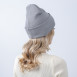Шапка бини женская хлопок серая FREYA 700-018, фото 4