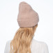 Шапка біні жіноча ангора з вовною бежева AVA 705-457, фото 4