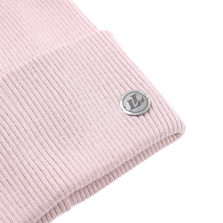 Шапка біні жіноча бавовна рожева GELATO 715-173, фото 2