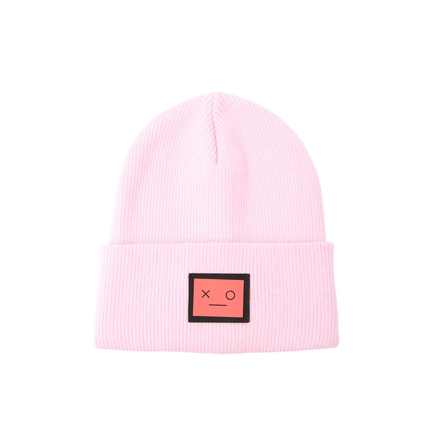 Шапка біні жіноча бавовна рожева SHANE 848-987, фото 1