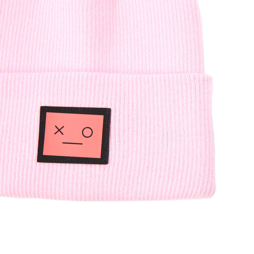 Шапка біні жіноча бавовна рожева SHANE 848-987, фото 2