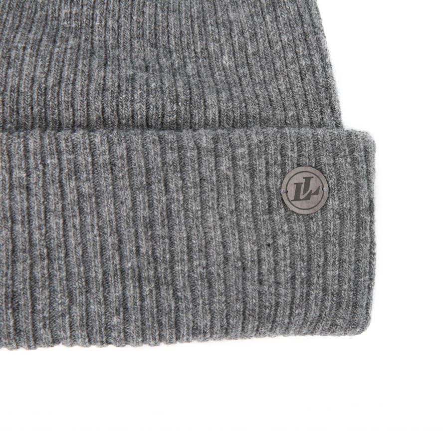 Шапка біні жіноча ангора з вовною сіра AVA 947-222, фото 2