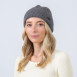Шапка по голові жіноча вовна сіра ERIC 947-444, фото 3