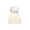 Шапка з помпоном жіноча ангора біла GILL 948-083