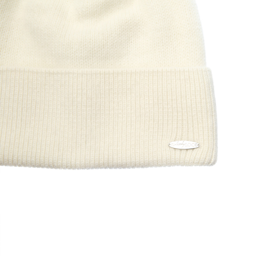 Шапка з помпоном жіноча ангора біла GILL 948-083, фото 2