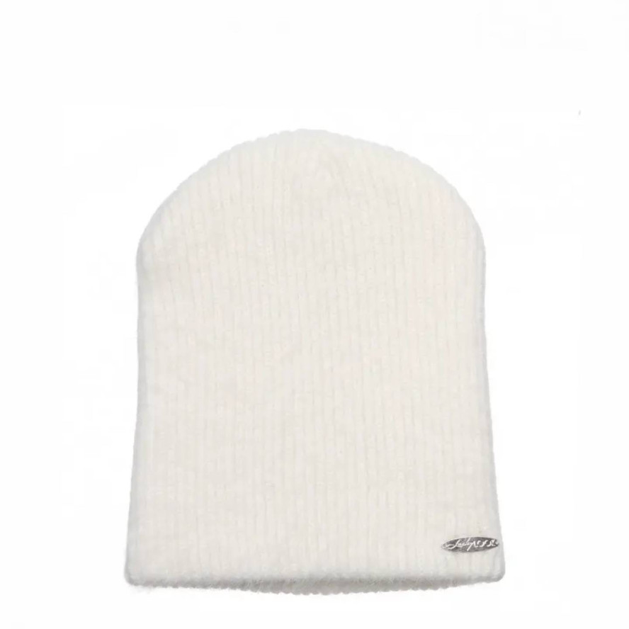 Шапка бини женская ангора белая SCARLET 955-746, фото 1
