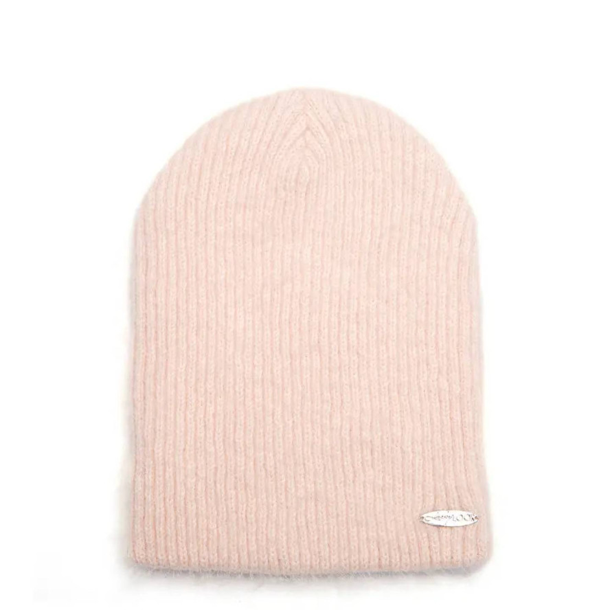 Шапка бини женская ангора бежевая SCARLET 955-753, фото 1