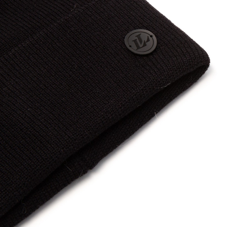 Шапка біні чоловіча віскоза чорна CHERIL 968-715, фото 2