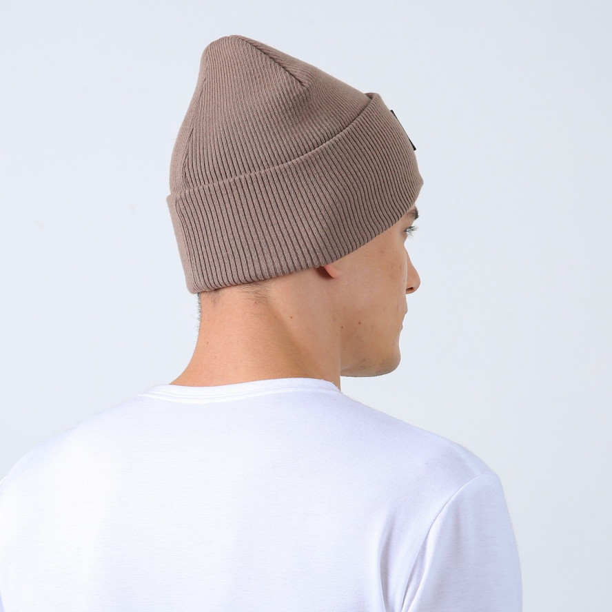 Шапка біні чоловіча бавовна коричнева SHANE 969-187, фото 4