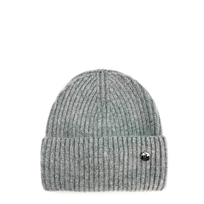 Шапка біні жіноча вовна сіра JOAN 972-774 Шапка біні жіноча вовна сіра JOAN 972-774