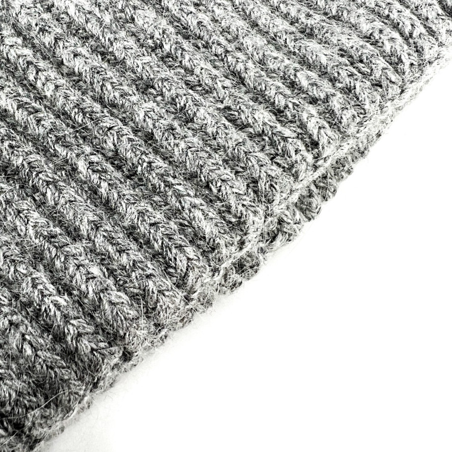 Шапка біні жіноча вовна сіра JOAN 972-774, фото 2