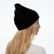 Шапка біні жіноча бавовна чорна JASPER 972-804, фото 4
