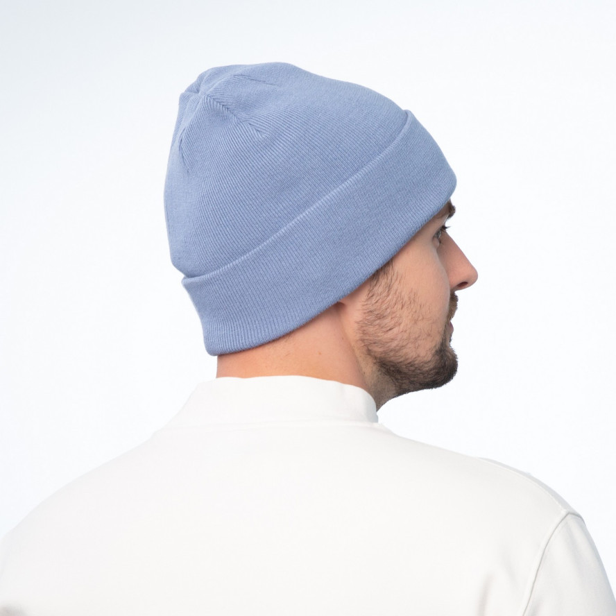 Шапка бини мужская вискоза синяя RUTH 977-793, фото 5