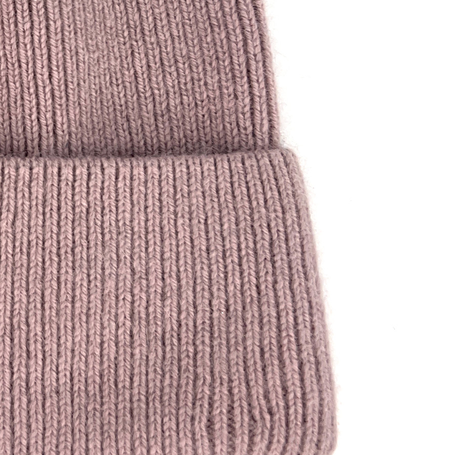 Шапка біні жіноча ангора рожева WILDE 986-672, фото 2