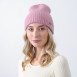 Шапка бини женская шерсть розовая FREDERICK 986-689, фото 3