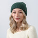 Шапка біні жіноча вовна зелена GEORGE 013-070, фото 3
