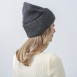 Шапка біні жіноча вовна сіра GEORGE 013-100, фото 4