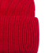 Шапка бини женская шерсть красная GEORGE 019-492, фото 2