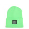 Шапка біні жіноча бавовна зелена SHANE 032-309