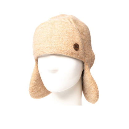 Шапка вушанка жіноча акрил бежева IDA 039-551 Шапка вушанка жіноча акрил бежева IDA 039-551