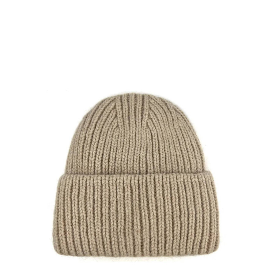 Шапка біні жіноча ангора бежева JESSIE 040-366, фото 1