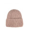 Шапка біні жіноча ангора коричнева JESSIE 040-380