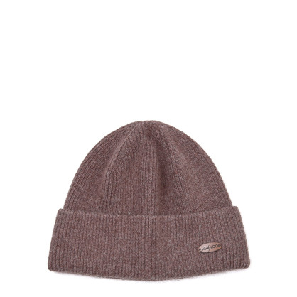 Шапка по голові жіноча вовна коричнева ERIC 065-987