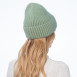 Шапка біні жіноча ангора зелена EMILY 224-032, фото 4