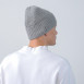 Шапка біні чоловіча вовна сіра FREDERICK 225-282, фото 4