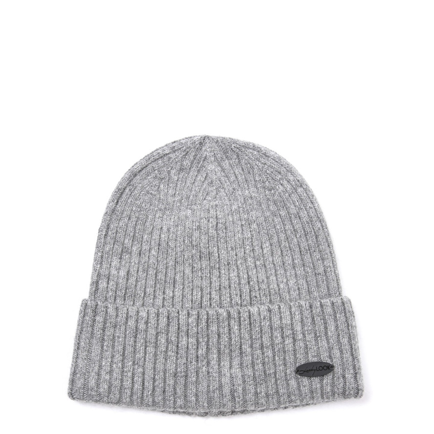 Шапка біні жіноча вовна сіра FREDERICK 225-282, фото 1