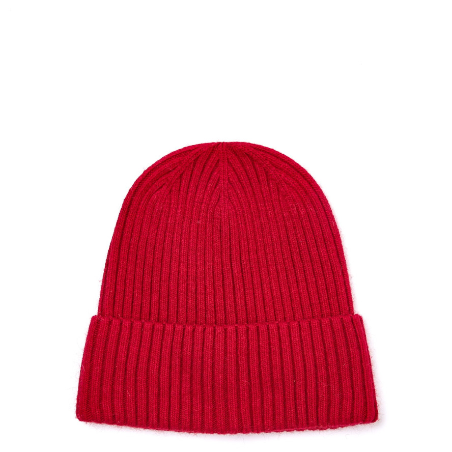 Шапка біні жіноча вовна червона FREDERICK 225-299, фото 1