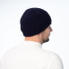 Шапка по голові чоловіча вовна з акрилом синя RONALD 225-398, фото 5