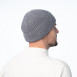 Шапка по голові чоловіча вовна з акрилом сіра RONALD 225-428, фото 5